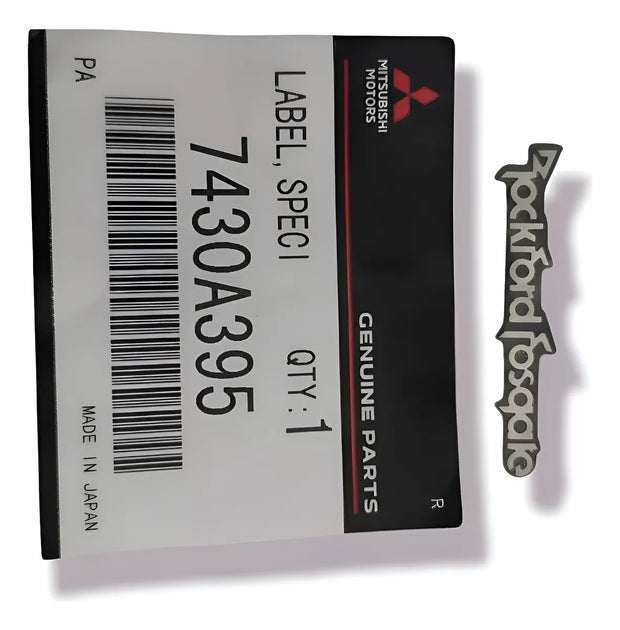 Letras Rockford Fosgate Para Lancer Mitsubishi Cromo