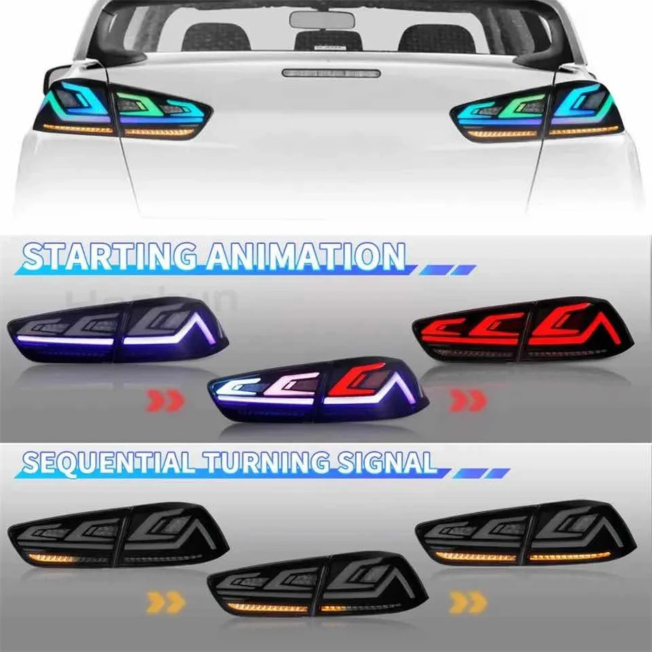 Calaveras Led heart beat Rgb Para Lancer Mitsubishi 2008-2016