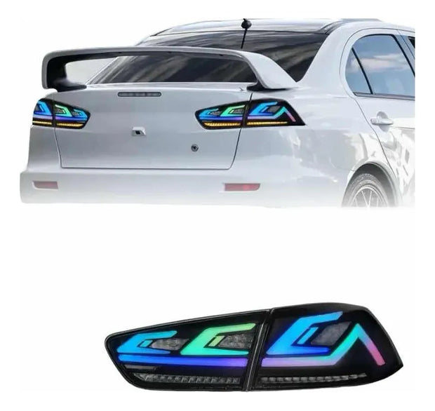 Calaveras Led heart beat Rgb Para Lancer Mitsubishi 2008-2016