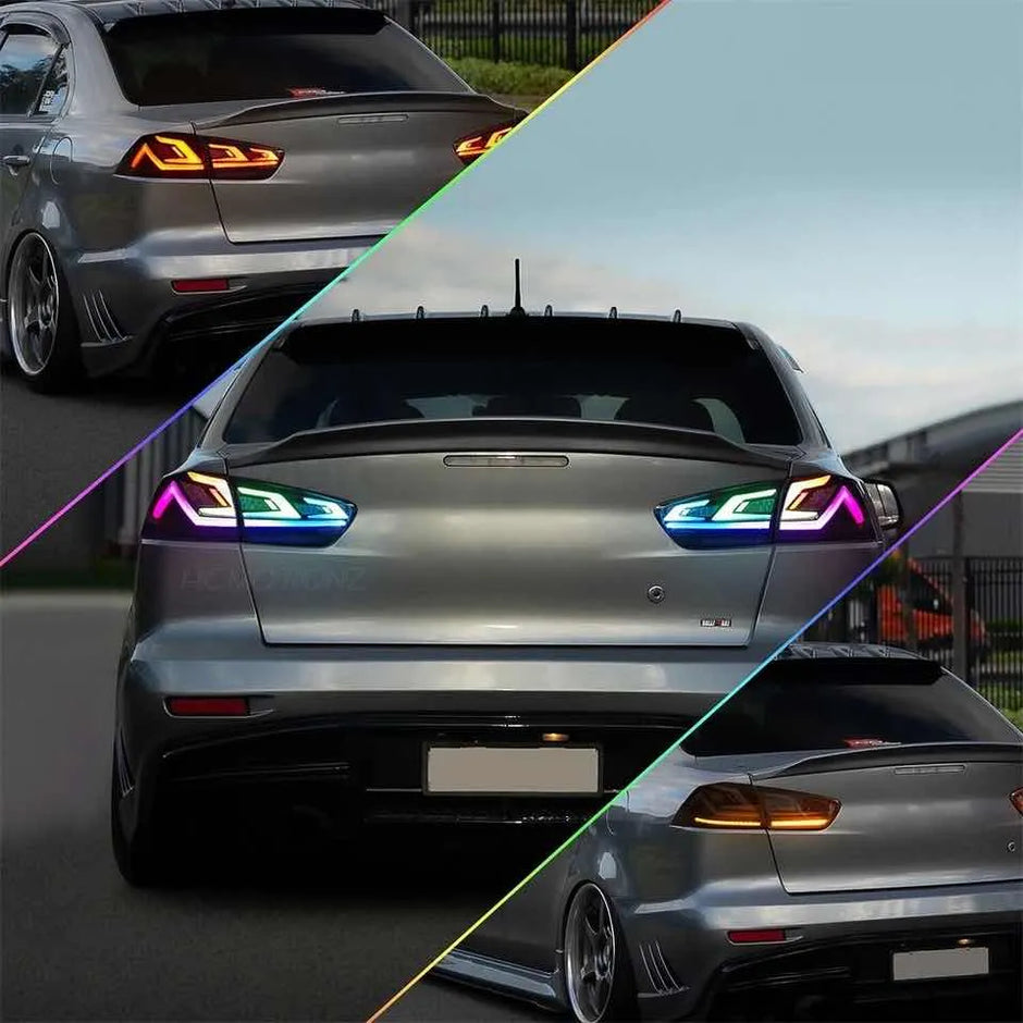 Calaveras Led heart beat Rgb Para Lancer Mitsubishi 2008-2016