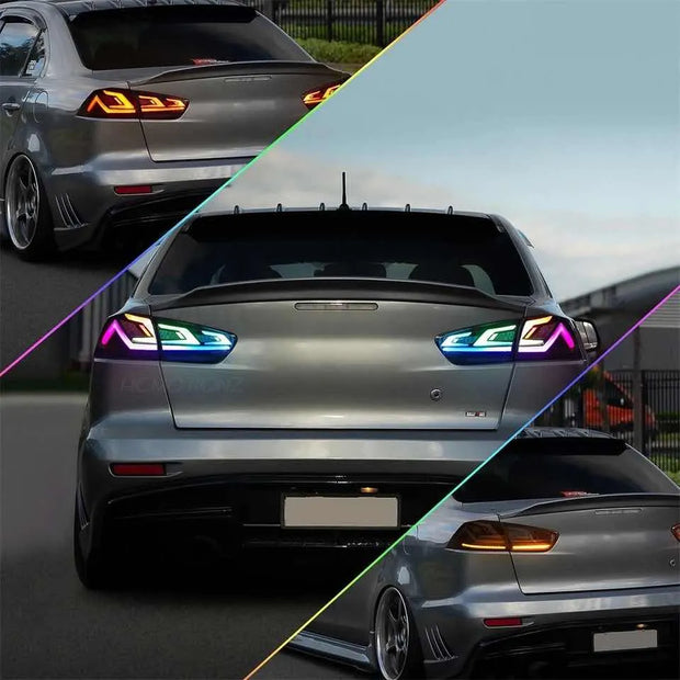 Calaveras Led heart beat Rgb Para Lancer Mitsubishi 2008-2016