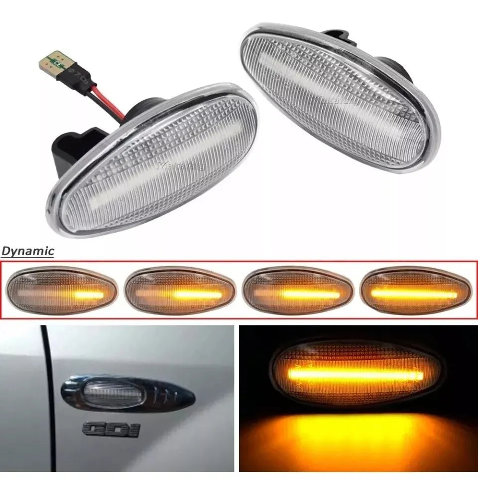 Cuartos Laterales Para Lancer Mitsubishi 02-06 Transparentes