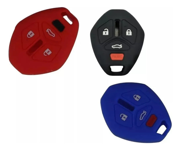 Carcasa Llave Para Lancer Mitsubishi + Funda Silicona Regalo