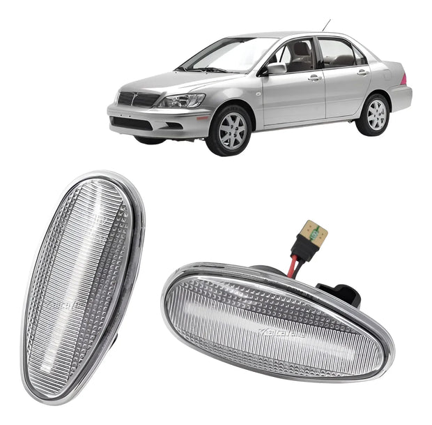 Cuartos Laterales Para Lancer Mitsubishi 02-06 Transparentes